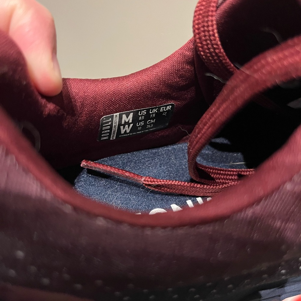 NOBULL Red and Navy Sneakers - Picture 4 of 4